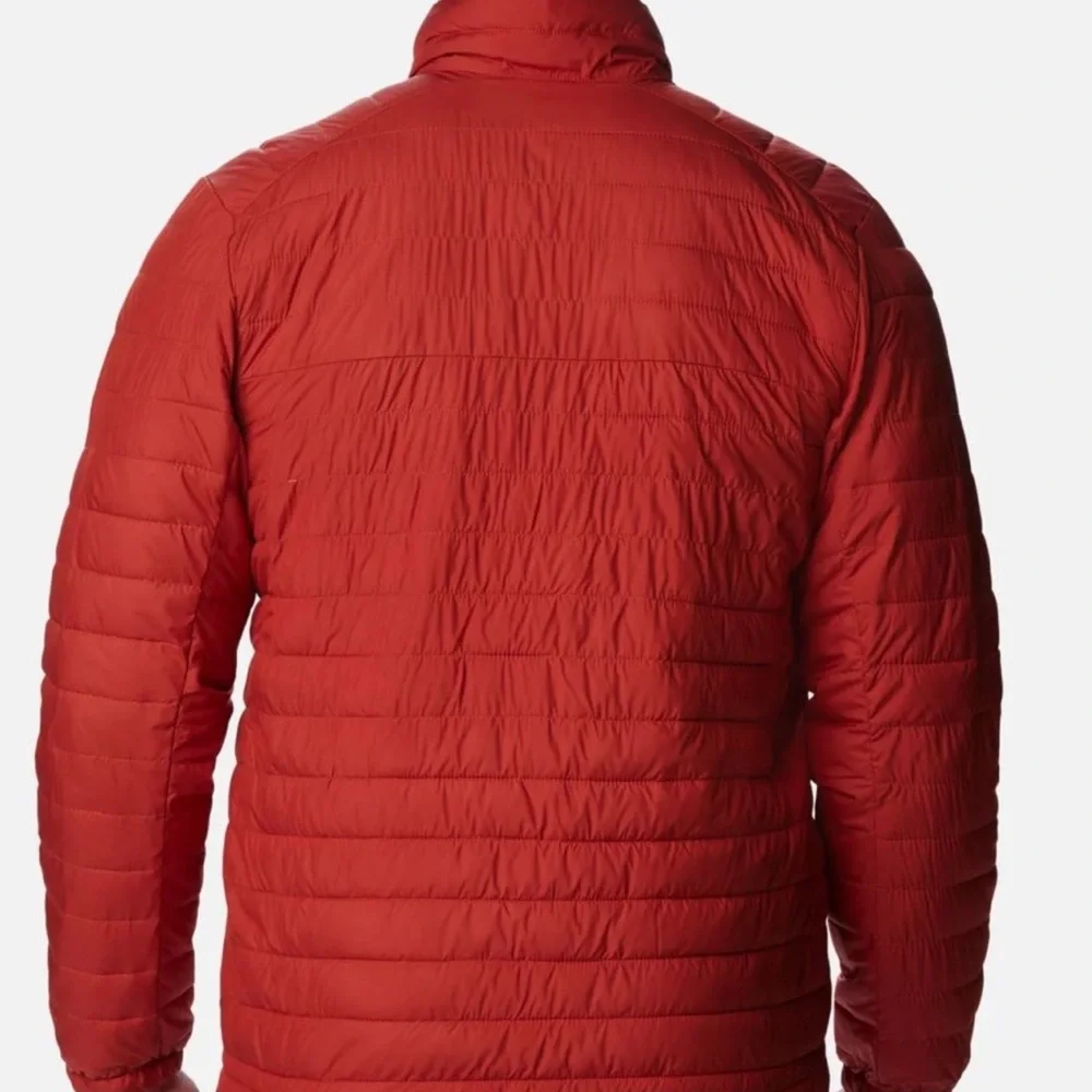 Men's Red Columbia Omni heat turbo down 590‎ packable down Jacket size 3X T